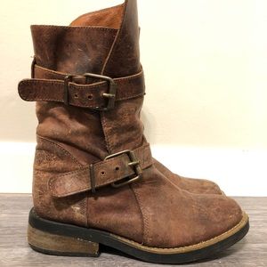Steve Madden ‘Caveat’ Moto Biker Boots  size 7.5
